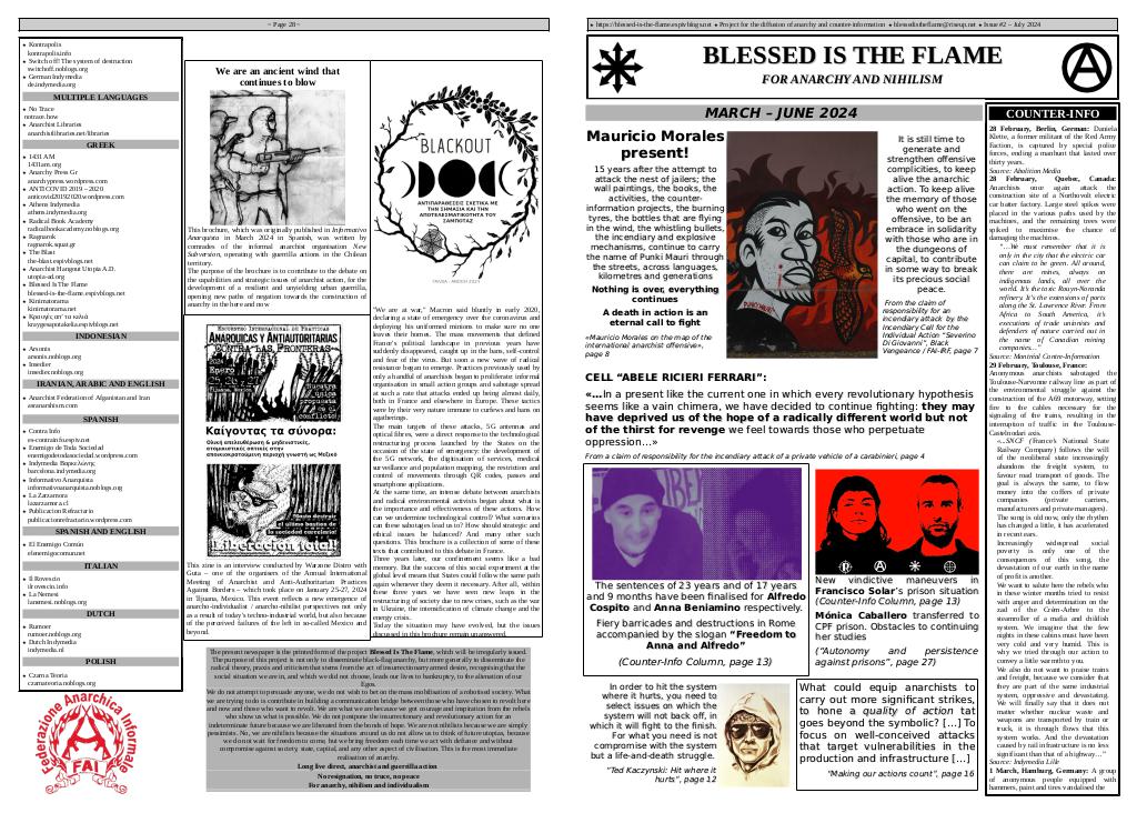 Cover of Blessed Is The Flame - #2