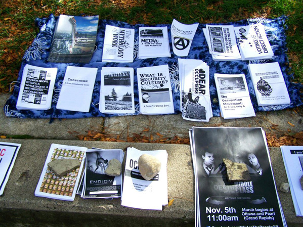 Anarchist Literature at Occupy Grand Rapids